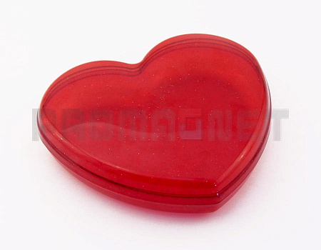 Акриловая коробка для конфет Сердце 175*155*45