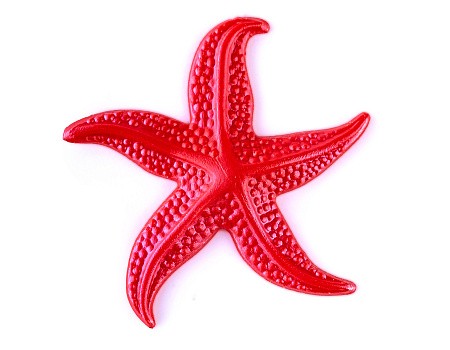 «Звезда кривая большая» 32 х 32 х 3 мм. фурнитура для производства сувениров